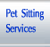 Pet Sitting Services